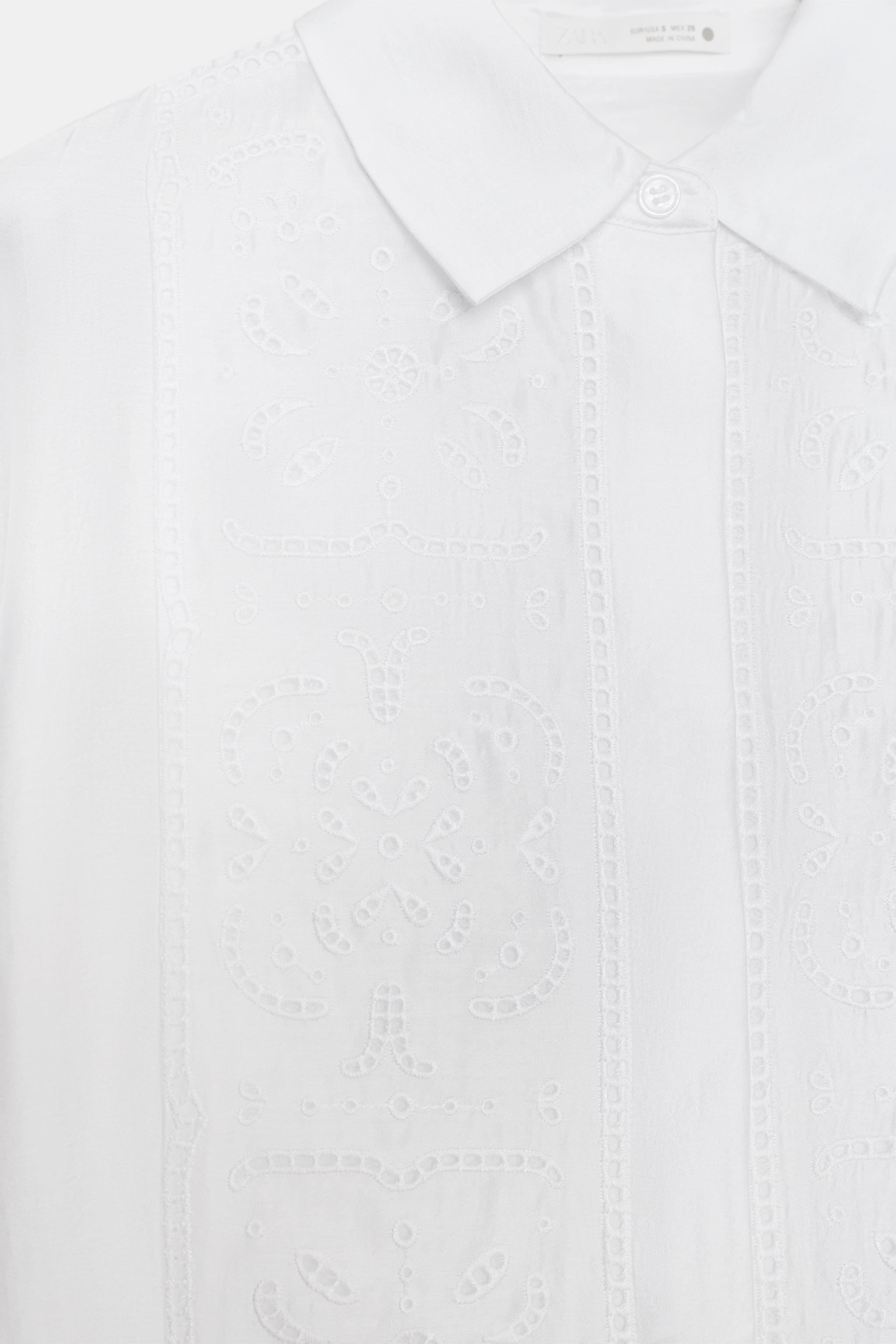 FLUID EMBROIDERED SHIRT ZW COLLECTION